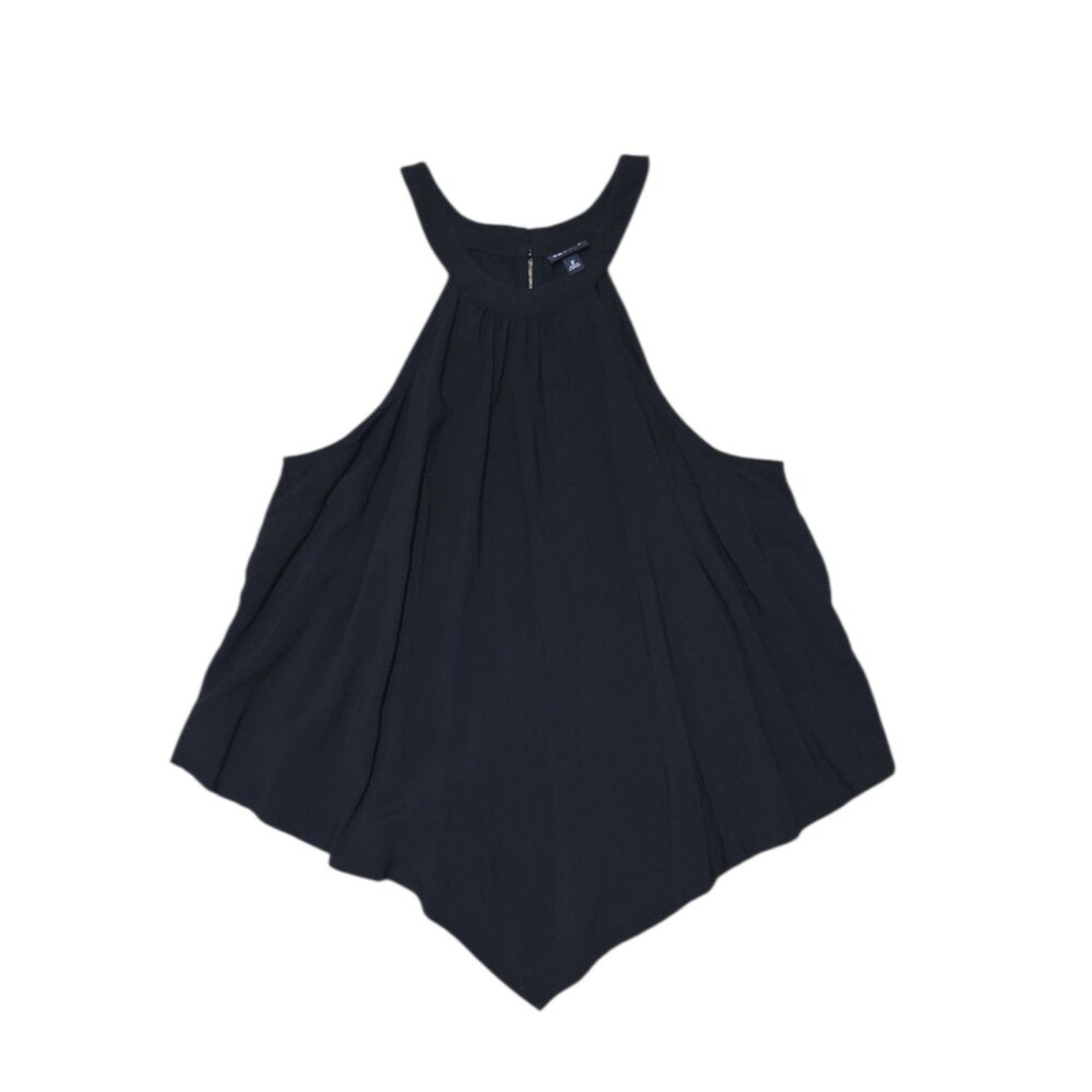 TORRID Women's Black Halter Handkerchief Hem Sleeveless Tank Top Plus Size 2X